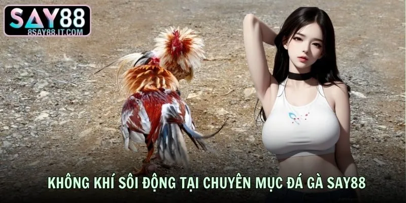 Không khí sôi động tại chuyên mục đá gà SAY88